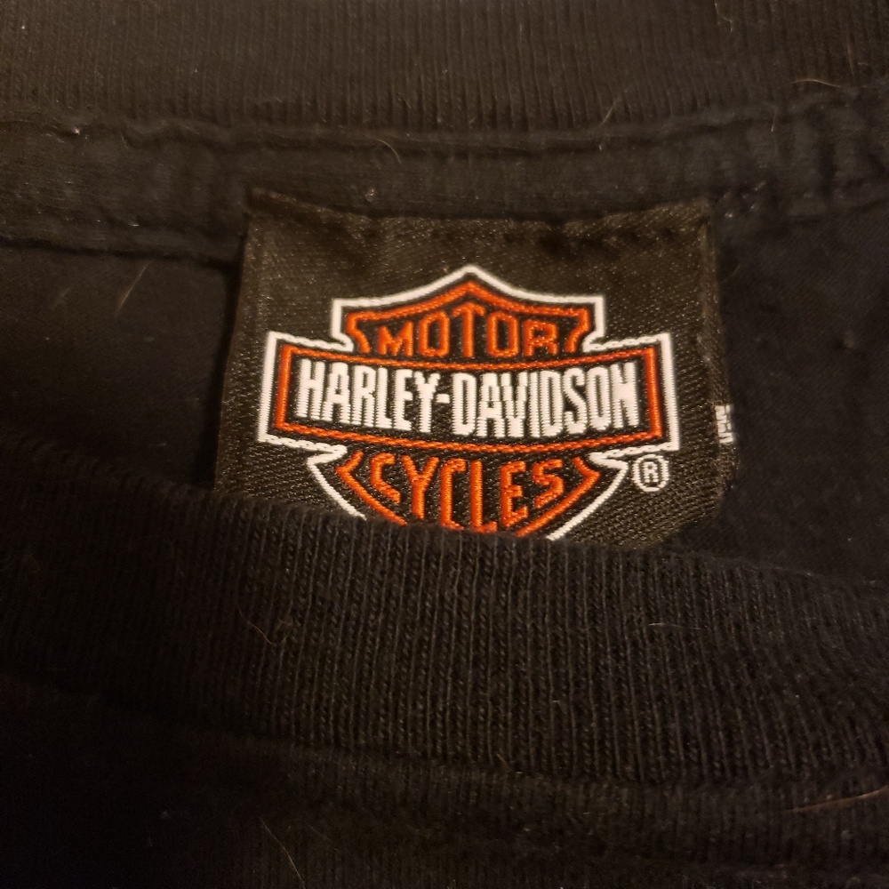 Harley-Davidson short sleeve Mens Lg.cotton shirt - Picture 6 of 8